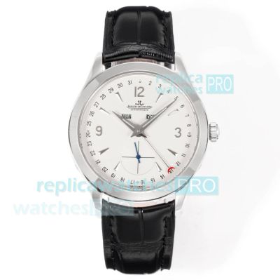 Swiss Replica Jaeger-Lecoultre Master Calendar Ultra-Thin White Face Triple Date Watch 